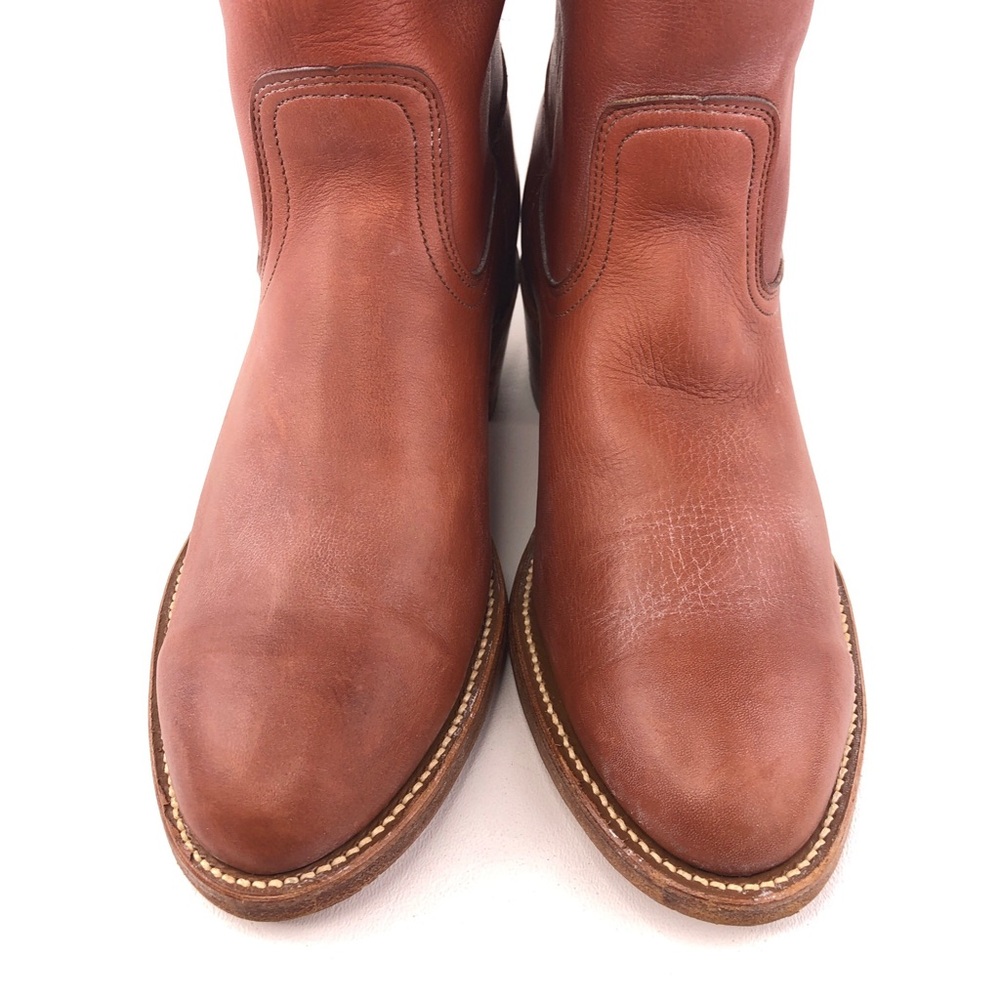 Vintage Frye 2565 Brown Leather Campus 14L Western Boots 8 EE - Picture 13 of 15